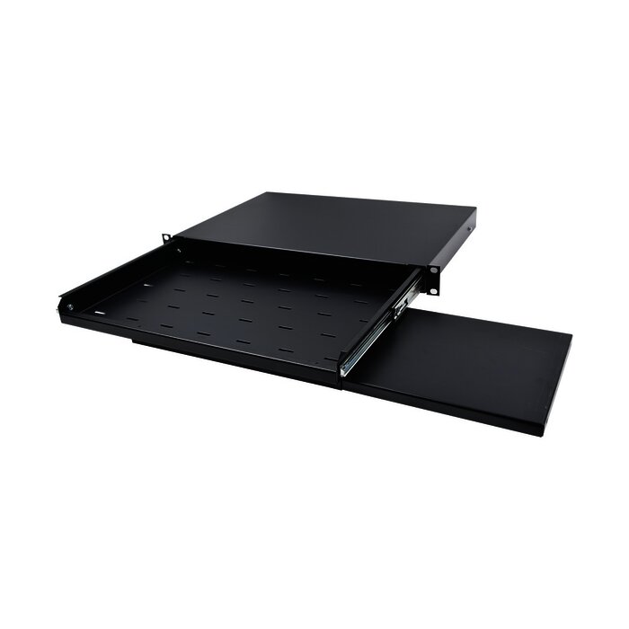 Charola Abatible para Teclado y Ratón con Rack de 19", 1UR.