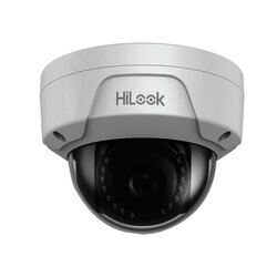 HiLook Series / Domo IP 2 Megapixel / 30 mts IR / H.265+ / Exterior IP67 / Antivandalica IK10 / dWDR / PoE / Lente 2.8 mm