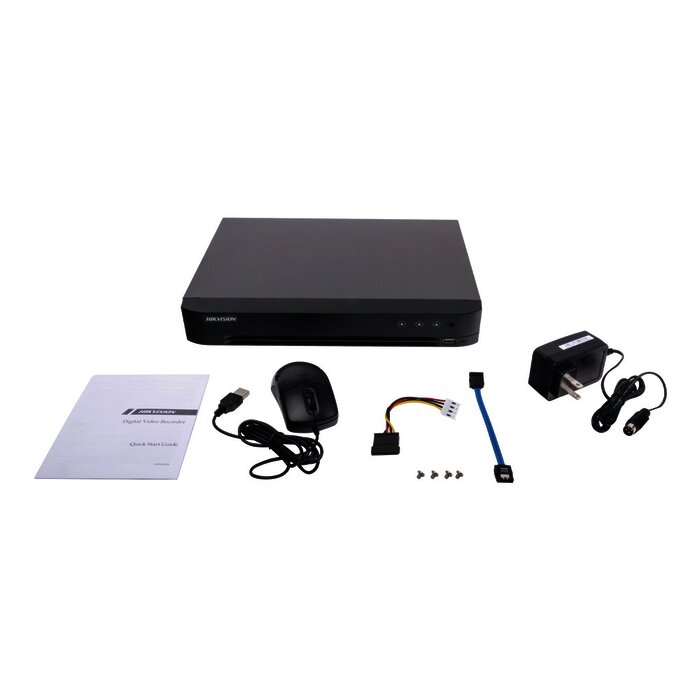 DVR 8 Megapixel / 4 Canales TURBOHD + 4 Canales IP / 1 Bahía de Disco Duro / 4 Canales de Audio / Audio por coaxitron / 4 Entradas de alarma / Vídeoanálisis