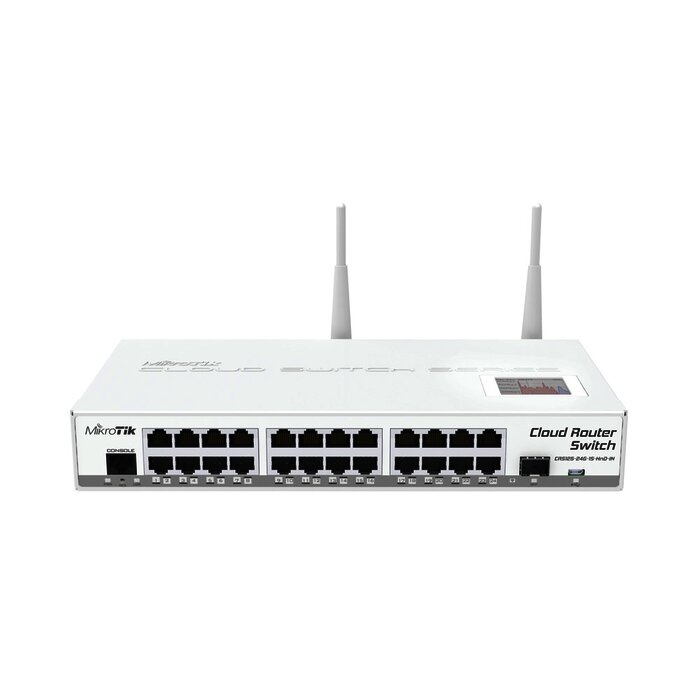 Cloud Router Switch CRS125-24G-1S-2HnD-IN 24 Puertos Gigabit Ethernet, 1 Puerto SFP, 802.11b/g/n, Para escritorio