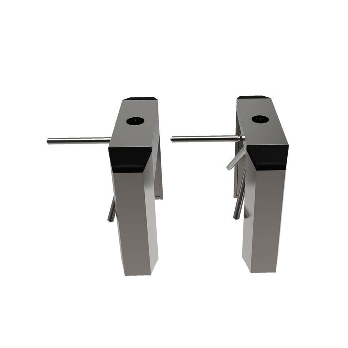 Torniquete Industrial en Acero Inoxidable,Motorizado, Bidireccional, Espacio para Lectora de Proximidad, Interiores