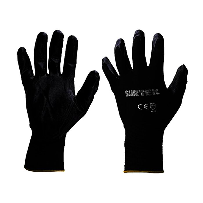 Guantes de Nylon con recubrimiento de nitrilo talla grande
