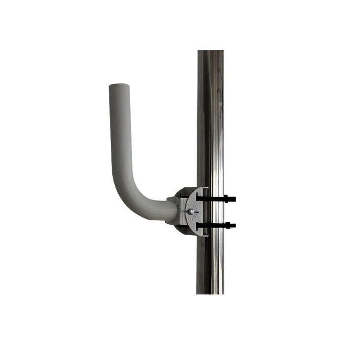 Montaje universal flexible para instalación en poste o pared, compatible con equipos Ubiquiti, Mimosa, Cambium y Altai