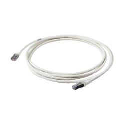 Patch Cord "Skinny" Cat6A Blindado S/FTP, 10ft, Diámetro Reducido 28 AWG, Color Blanco