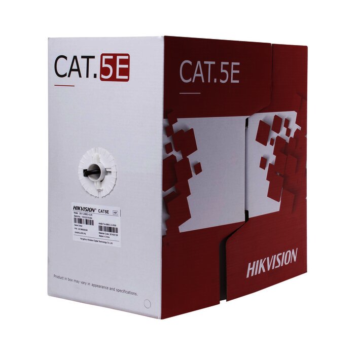 Bobina de Cable UTP / Cat 5e / 24 AWG / 305 mts / Uso Exterior / 100% Cobre