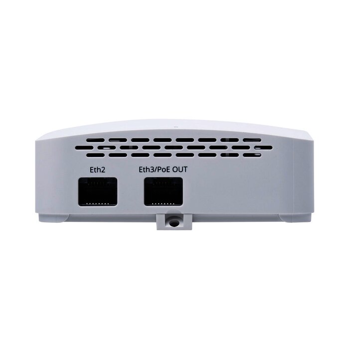 Access Point WiFi cnPilot e425H Indoor Wall Plate, doble banda, Wave 2, antena beamforming, 2 puertos de salida (1x PoE Gigabit y 1x Ethernet Gigabit)