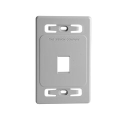 Placa de pared modular MAX, de 1 salida, color blanco