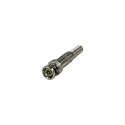 Conector BNC macho con base de resorte para cable coaxial RG59/RG6