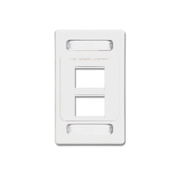 Placa de pared modular MAX, de 4 salidas, color blanco