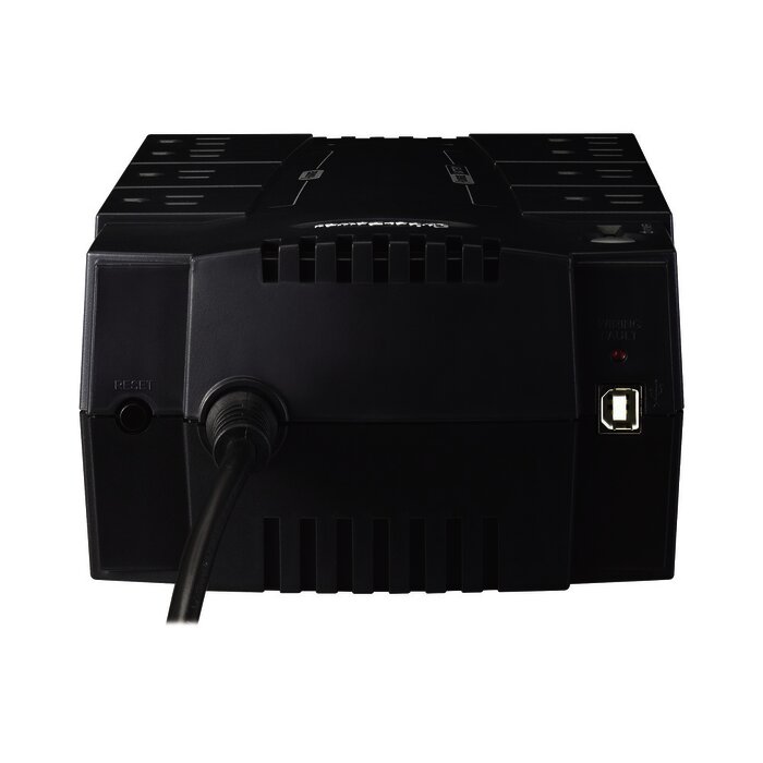 UPS de 425 VA/255 W, Topología Standby, Entrada 120 Vca NEMA 5-15P, Tipo Gabinete Compacto, Con 8 Tomas NEMA 5-15R