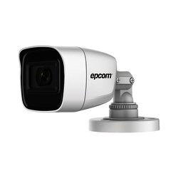 Bala TURBOHD 2 Megapixel / Gran Angular 106° / Lente 2.8 mm / Audio por Coaxitron / 30 mts IR EXIR / Exterior IP66 / 4 Tecnologías / dWDR