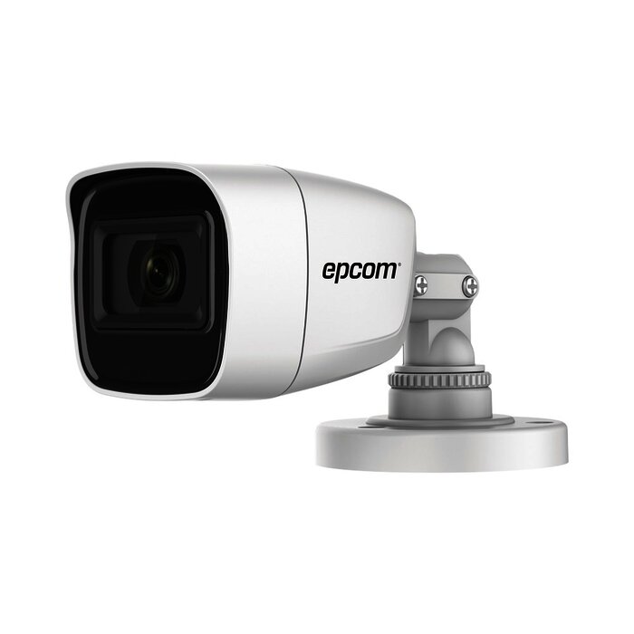 Bala TURBOHD 2 Megapixel / Gran Angular 106° / Lente 2.8 mm / Audio por Coaxitron / 30 mts IR EXIR / Exterior IP66 / 4 Tecnologías / dWDR