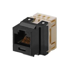 Conector Jack Estilo 110 (de Impacto), Tipo Keystone, Categoría 5e, de 8 posiciones y 8 cables, Color Gris