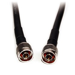 Jumper Coaxial con Cable Wilson-400 | Conector N Macho en los extremos | 60 centimetros de longitud.