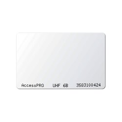 Tag UHF tipo Tarjeta para lectoras de largo alcance 900 MHZ / ISO 18000 6B / No imprimible / No incluye porta tarjeta