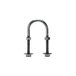 Abrazadera tipo U de 1 1/4", con acabado Electro Zinc, no incluye tuercas y arandelas