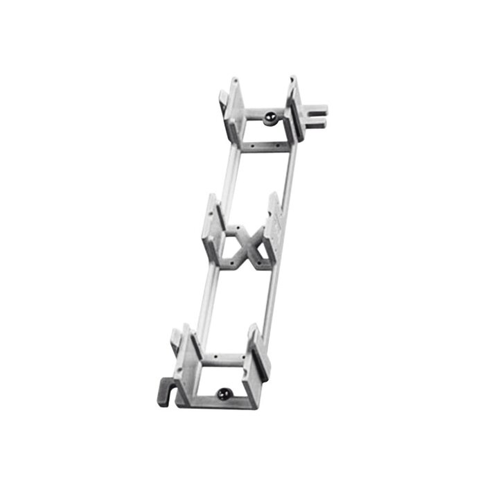 Montaje de Pared para Panel de Parcheo de 12 puertos, Color Blanco