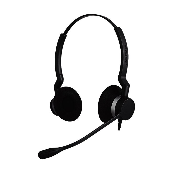 Jabra Biz 2300 Duo con cable Quick Disconnect de alta durabilidad (2309-820-105)