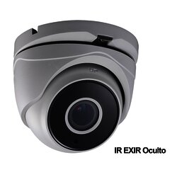 Eyeball TURBOHD 1080p / METÁLICA / Lente Mot. 2.8 a 12 mm / IR EXIR Inteligente 40 mts / WDR 120 dB / Exterior IP66