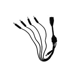 Cable con 5 Vías para Alimentar 4 Cámaras TURBOHD y DVR TURBOHD epcom / HIKVISION