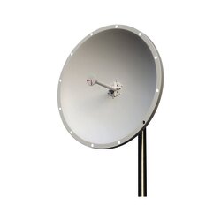 Antena Direccional, Frecuencia extendida de (4.8 - 6.5 GHz), ganancia 28 dBi, conectores N-Macho, dimensiones (2 ft), slant de (45° y 90°), incluye jumpers y montaje