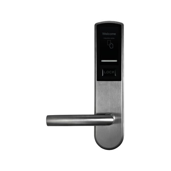 Cerradura IZQUIERDA para hoteles con lectura de tarjetas MIFARE