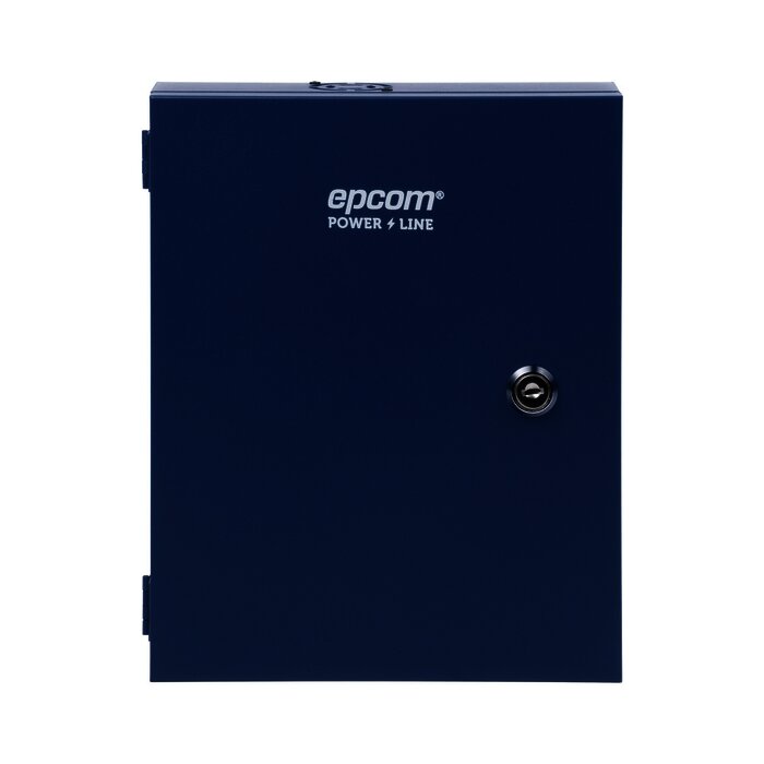 Fuente de poder profesional HEAVY DUTY de 11 - 15 Vcd @ 16 Amper, para 8 cámaras, con voltaje de entrada de: 110-220 Vca / Compatible con cámaras 4K