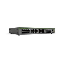 Switch PoE+ Administrable CentreCOM GS970M, Capa 3 de 24 Puertos 10/100/1000 Mbps + 4 SFP Gigabit, 370 W