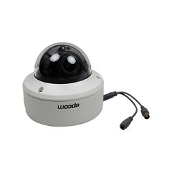 Domo TURBOHD 1080p / METÁLICA / Lente Mot. 2.8 a 12 mm / IR EXIR Inteligente 40 mts / WDR 120 dB / Antivandalica IK10 / Exterior IP66