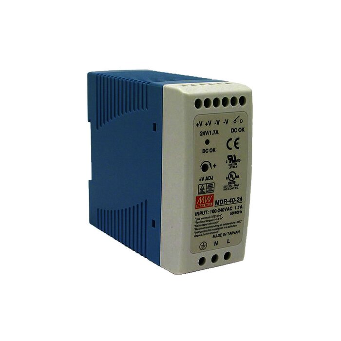 Fuente de poder Industrial Riel Din 24Vcd, 40W