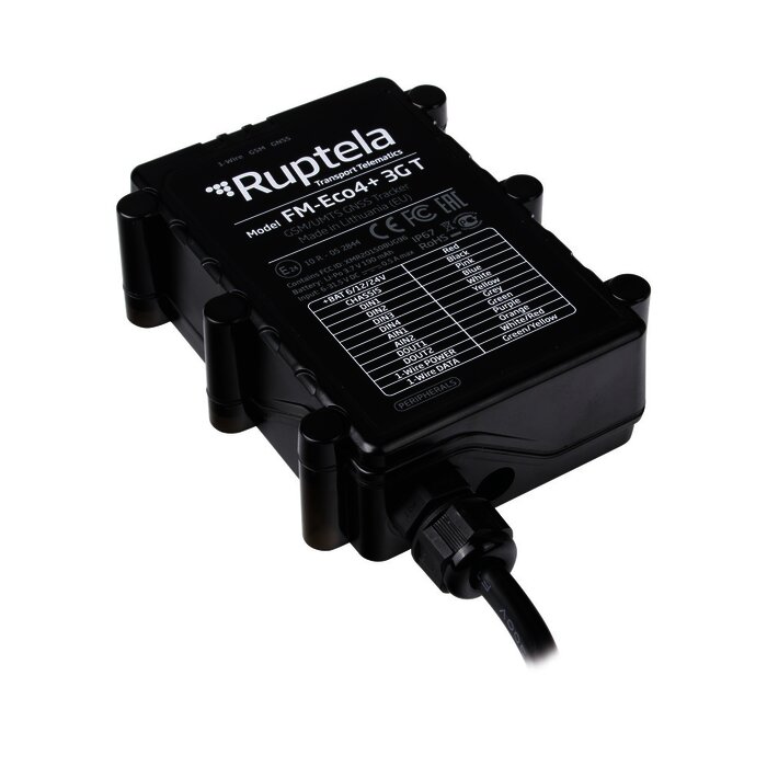 Localizador vehicular 3G con protección IP67 y antena satelital interna