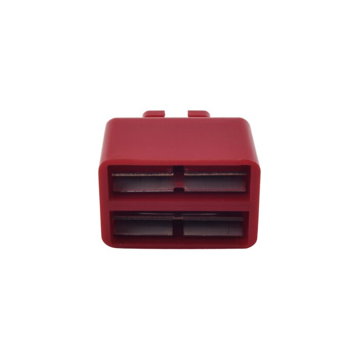 Clip de Puente, Para Uso con Regletas S66 de Siemon, de 1 par, Color Rojo