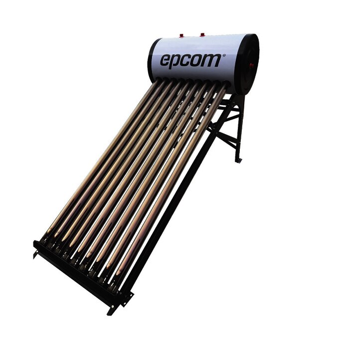 Bóiler Solar de Baja Presión con 9 Tubos de Vacío de 90 L