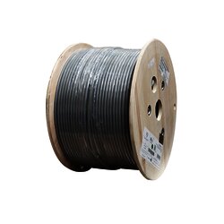 Bobina de Cable Blindado F/UTP de 4 Pares, Z-MAX, Cat6A, Soporte de Aplicaciones 10GBase-T, CM, Color Gris, 305m