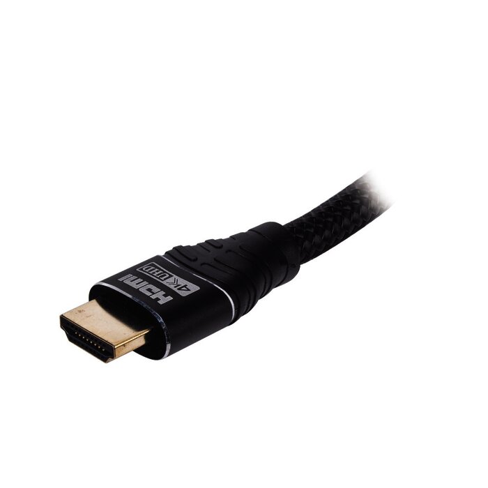 Cable HDMI versión 2.0 redondo de 1m (3.2 ft) optimizado para resolución 4K ULTRA HD