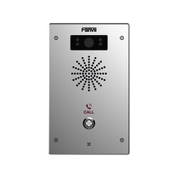 Video Intercomunicador IP, 2 líneas SIP, 2 relevadores con botón para llamada, Onvif, anti-vandálico, PoE, IP65 e IK10, PoE