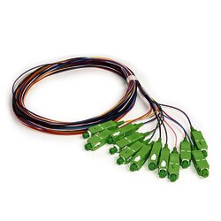 Kit de 12 Pigtails SC/APC Monomodo 2 metros