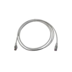 Patch Cord MC6 Modular Cat6 UTP, CM/LS0H, 7ft, Color Blanco, Versión Bulk (Sin Empaque Individual)