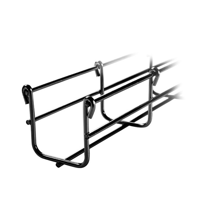 Charola versión light MallaFils 54/50 mm, con acabado Electro Zinc, tramo 3 m