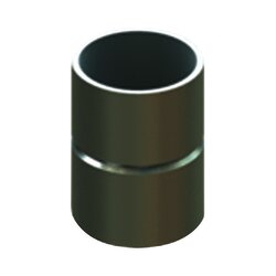 Cople 3/4" (19mm) pared delgada sin tornillo galvanizado etiqueta verde