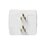 Multicontacto para pared con 6 contactos color blanco,125 V /15 A