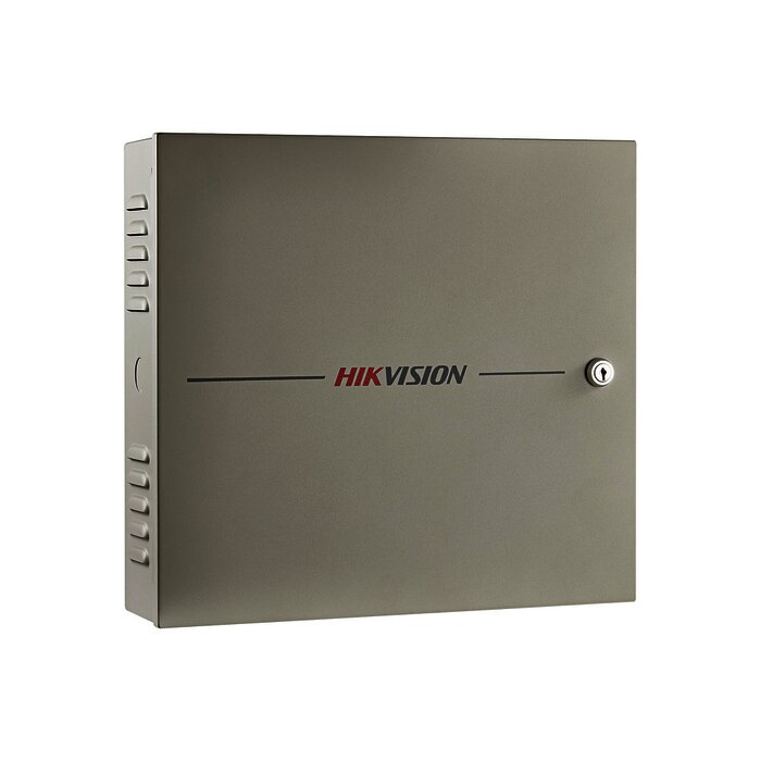 Controlador de Acceso / 4 Puerta / 8 Lectores Huella y Tarjeta / Integración con Video / 100,000 Tarjetas / Incluye Gabinete y Fuente de Alimentación 12VCD/8A / Soporta batería de respaldo