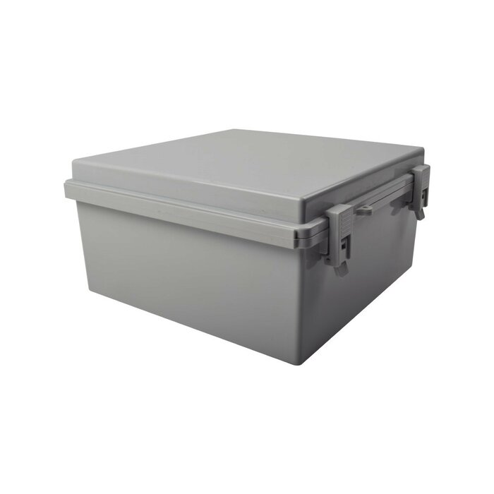 Gabinete Plástico para Exterior (IP65) de 285 x 285 x 155 mm Cierre por Broche.