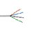 Bobina de cable de 305 metros, UTP Cat6 Riser, de color Blanco, UL, CMR, probado a 350 Mhz, para aplicaciones de CCTV / redes de datos/ IP megapixel / control RS485