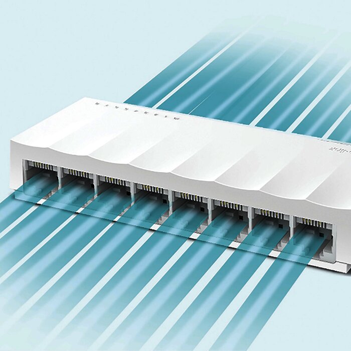 Switch para escritorio 8 puertos 10/100Mbps