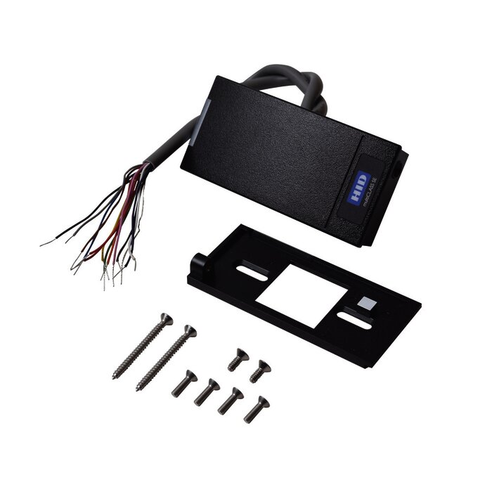 Lector Multiformato HID R10 (900PTNNEK00000)/ SEOS (No Clonable)/iClass SE/ iClass SR/ iClass /Mifare Classic, DesFire, Proximidad, Garantía de por Vida
