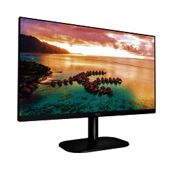 Monitor LED de 23.8" VESA, Resolución 1920 x 1080 Pixeles, Entradas de Video VGA/HDMI. Panel IPS LCD Backlight LED. Ultra Delgado