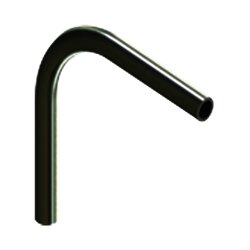 Codo de 90° 1/2" (13mm) pared gruesa con rosca galvanizado etiqueta amarilla