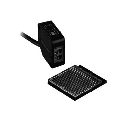 Detector fotoeléctrico de 7 m de alcance / Luz indicadora para alineación