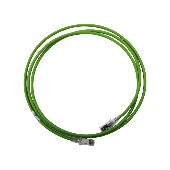 Patch Cord Z-MAX Cat6A S/FTP, CM/LS0H, 7ft, Color Verde